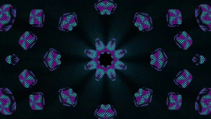 KALEIDOSCOPE Abstract Motion Background VIDEO