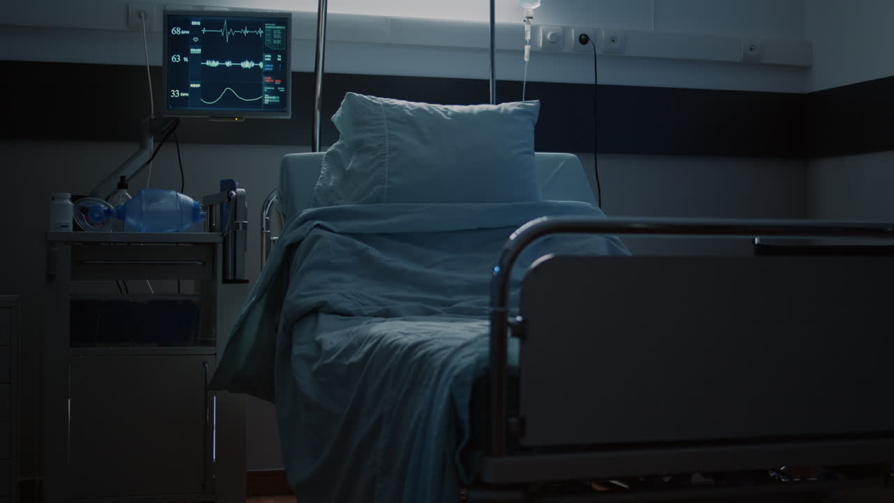 Emergency clinical empty facility used as hospital ward