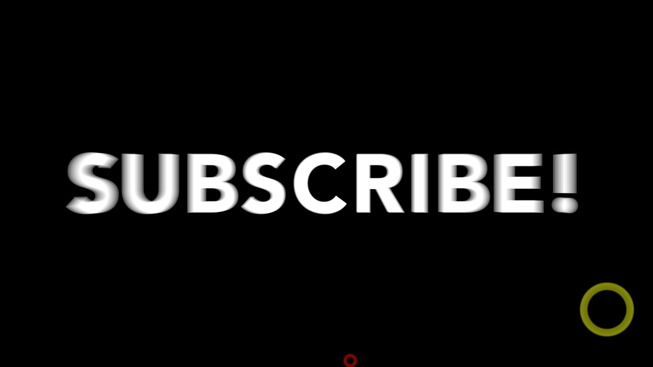 Thanks For Watching Subscribe Text Animation Video Outro Screen