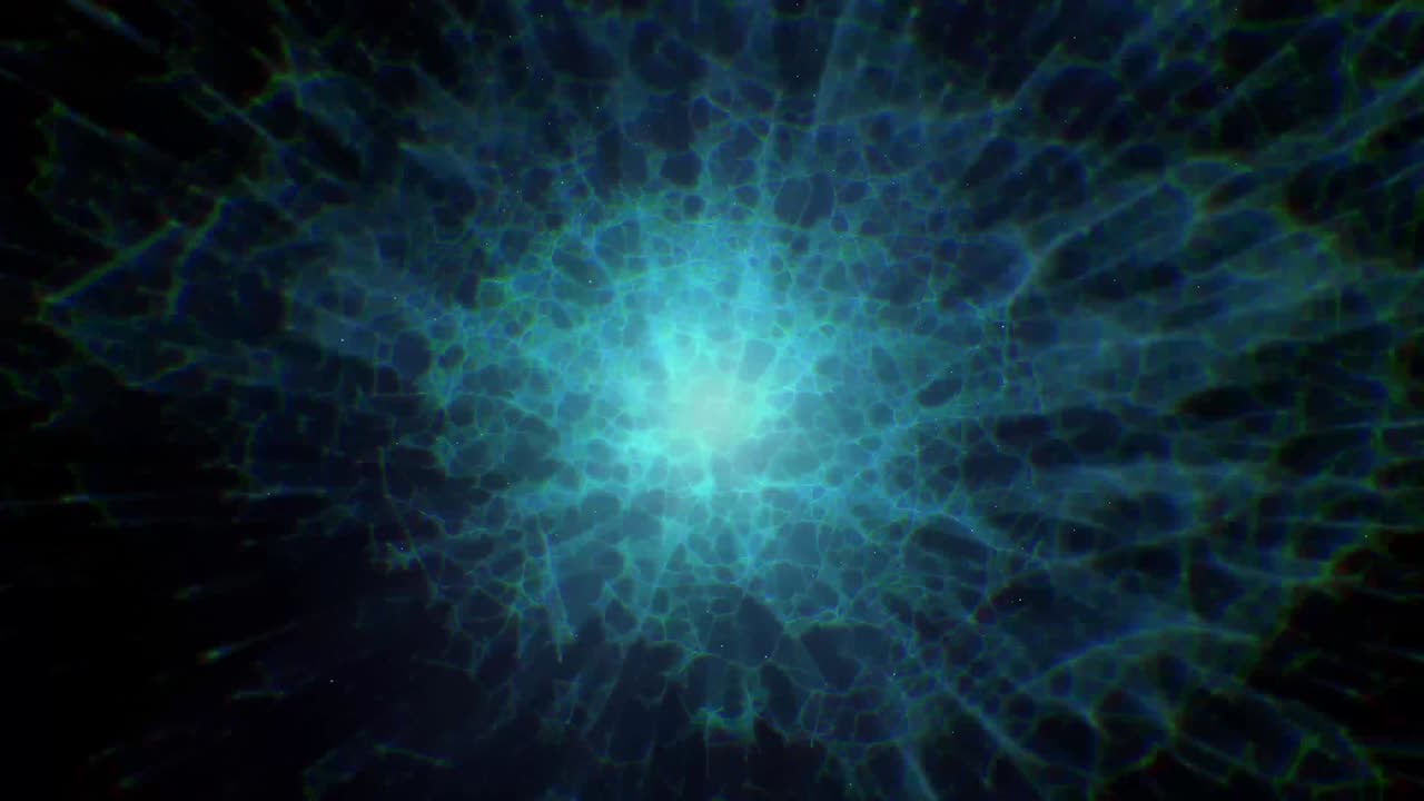 sfondo frattale blu con linee