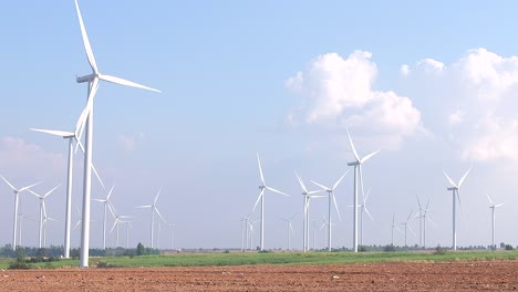 view of wind turbines