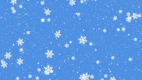 animation of winter scenery with christmas trees