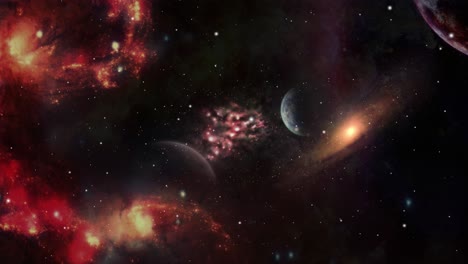 nebulae, in the universe, can be used for background