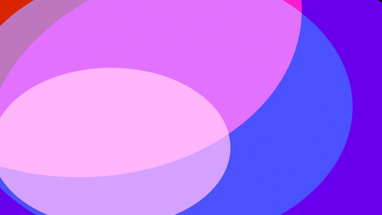 Abstract Motion Background with Overlapping Colorful Geometric Shapes