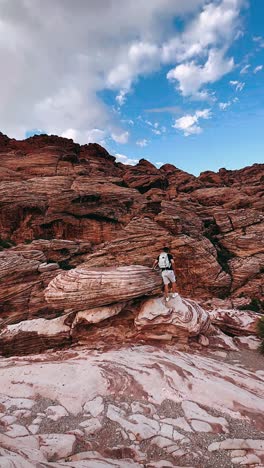 hiking in red rock canyon