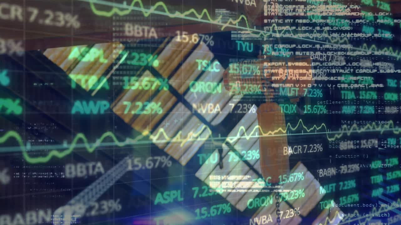 움직이는 화면에서 데이터 처리의 애니메이션