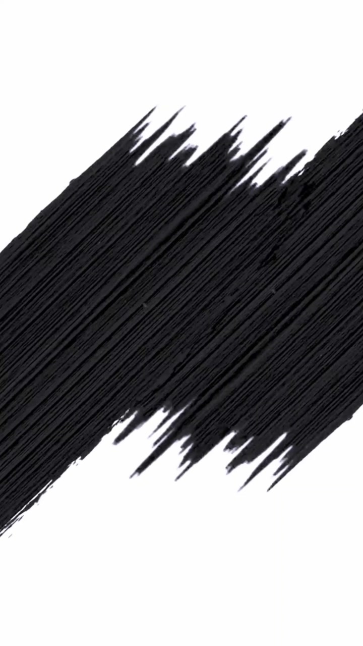 Animated Black Brush Stroke Wiping Across White Background