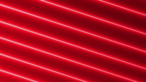 luces de neón brillantes futuristas de moda de color rojo sin costura línea de luz de neón tecnología de fondo de movimiento.