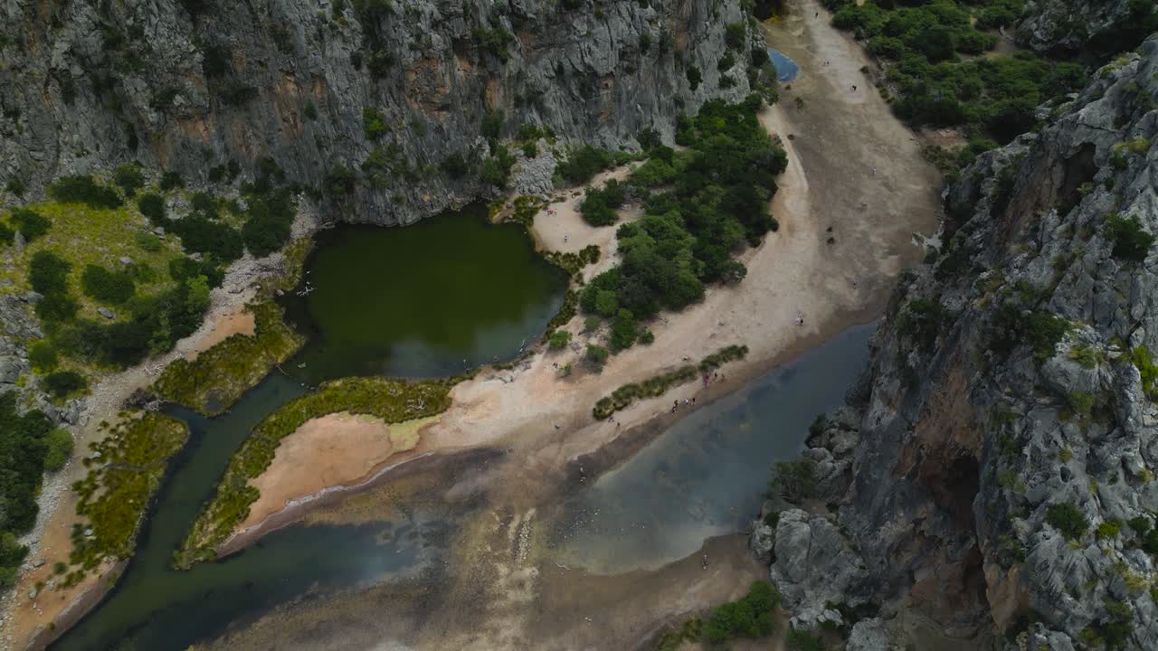 Torrent de Pareis, one of Europe's most spectacular canyons, located in the Serra de Tramuntana mountains