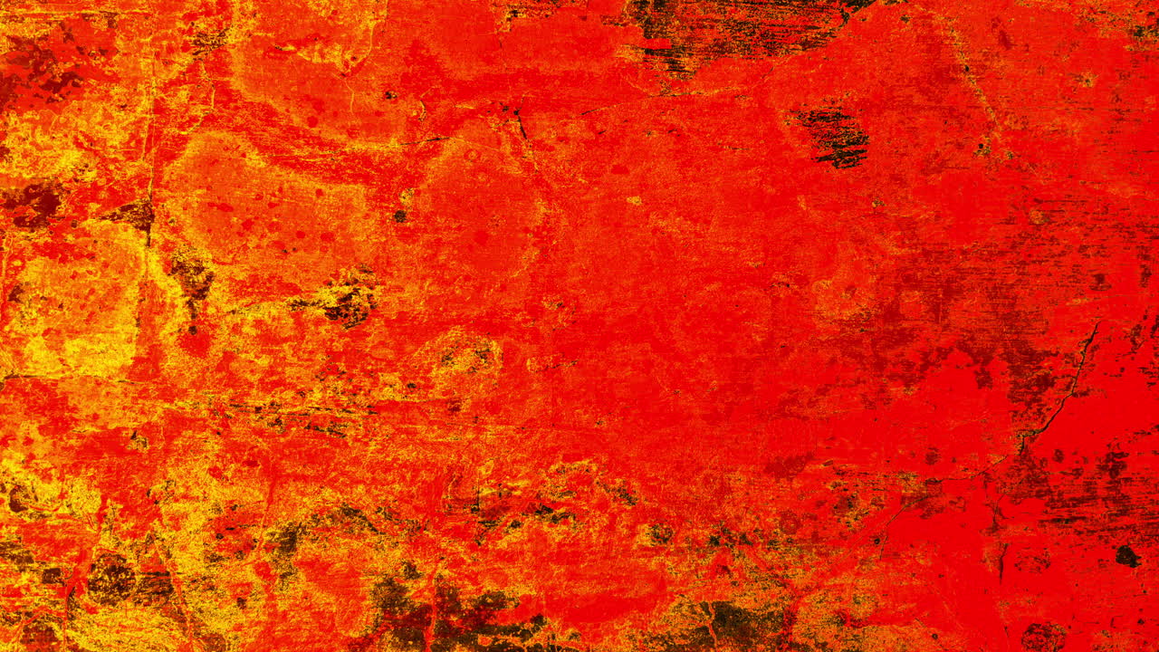 Abstrakte Grunge-Textur mit Rot-Gelb-Farbübergang.