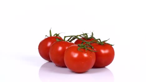los tomates se vuelven blancos en el fondo