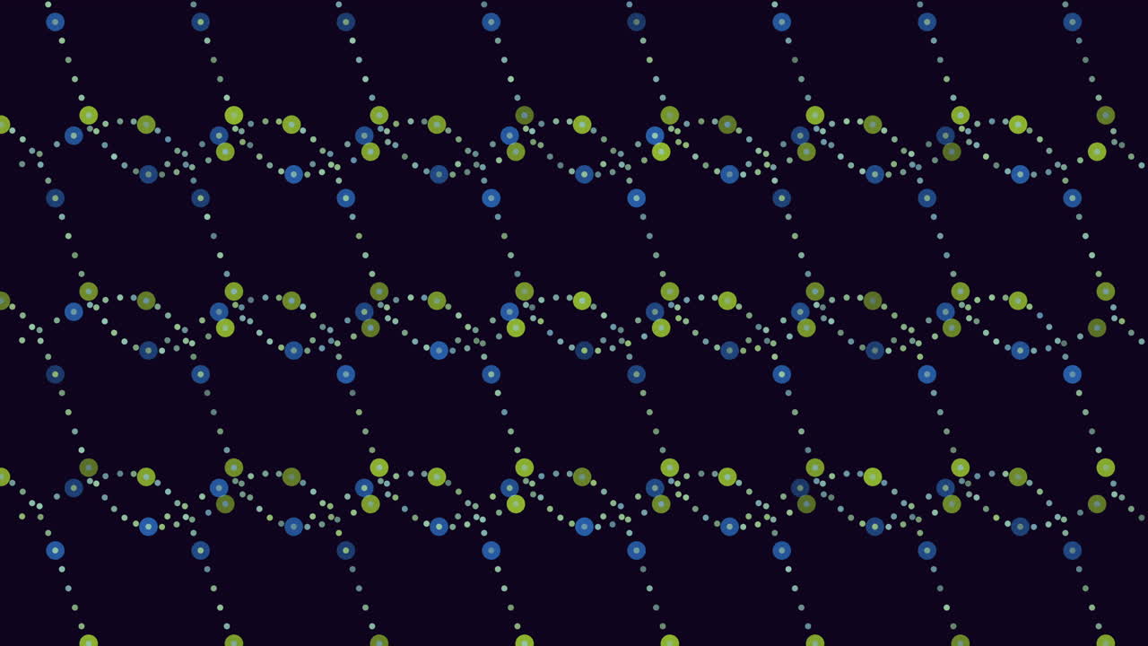 대각선 에 있는 빨간색 과 초록색 점 들 의 활기찬 지그자그 패턴
