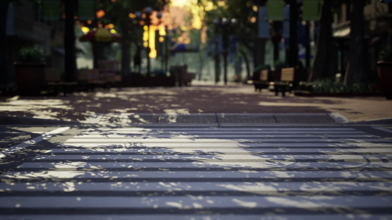 코로나 19 전염병 기간 동안 비어있는 도시 공원