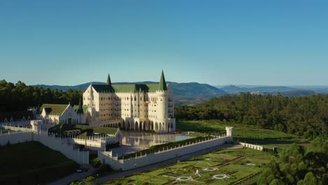 gothic monastery with medieval style architecture used for retreats and religious ceremonies