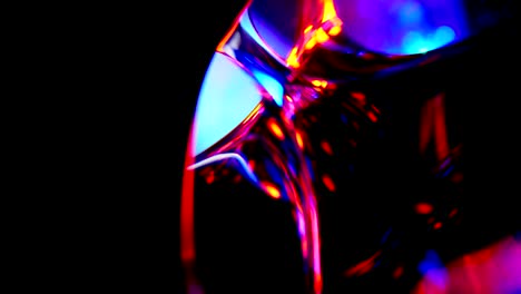 crystal glass. motion background.