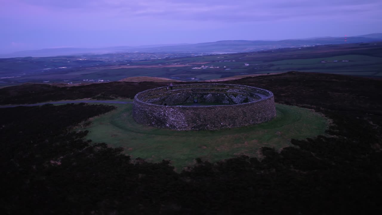 grianan de aileach ring fort, donegal, irlanda. ¿dónde está su casa?