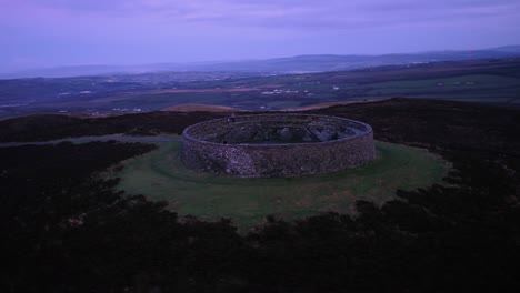 grianan of aileach ring fort, donegal - ireland.