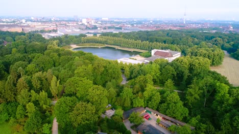 city municipality of bremen aerial fpv drone footage. bremen is a major cultural and economic hub in the northern regions of germany.