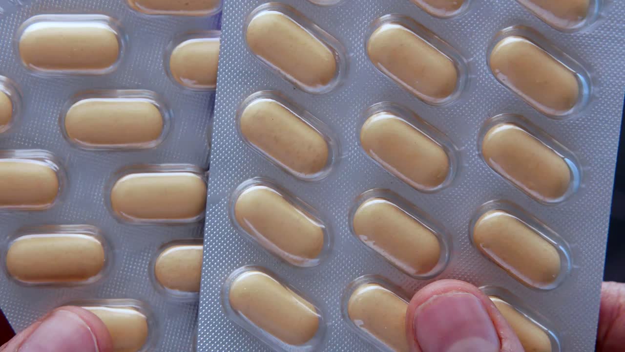 약의 블리스터 패키지