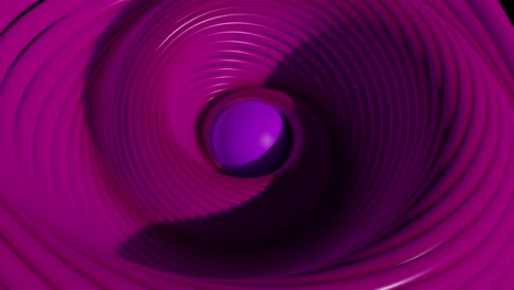espiral púrpura abstracto 3d renderizado