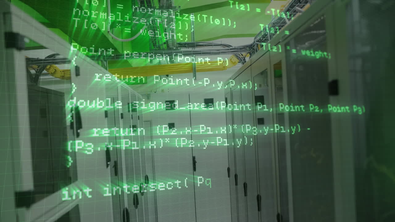 guión de computadora en un armario de antecedentes de la industria