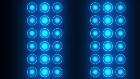 blue led stage lights