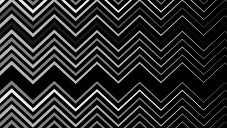 digital animation of chevron pattern in seamless motion against black background