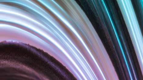 fondo de movimiento abstracto futurista brillante con hermosas líneas coloridas de neón brillantes con gradiente. bucle sin costuras. animación de video 4k de alta calidad.