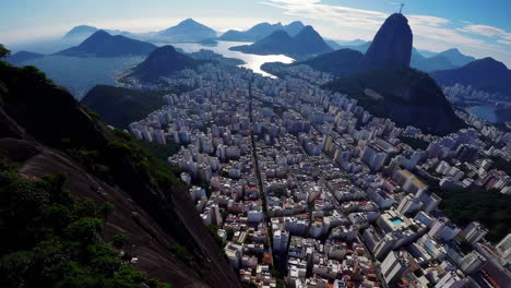 rio de janeiro aerial view from sugarloaf mountain