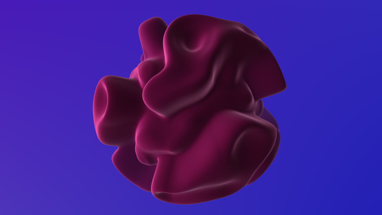 esfera roja reflectante suspendida en el aire