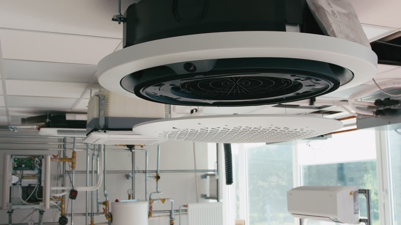 현대식 에어컨 개폐 과정