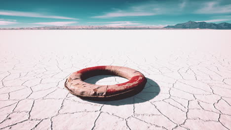 very-old-abandoned-Grungy-Lifebuoy