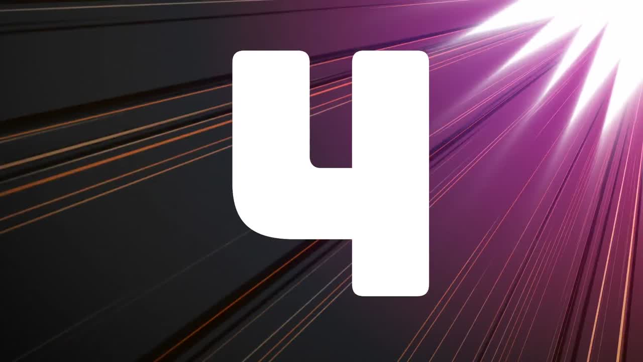 vídeo animado de cuenta atrás