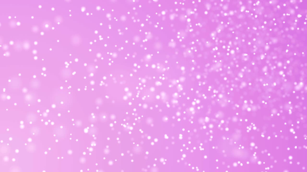 明るい抽象的な粒子ループの動き 背景の点 ピンク