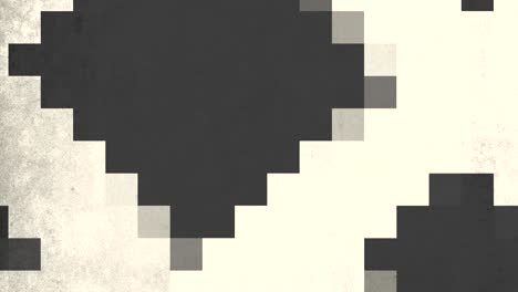 Pixelated-pattern-black-and-white-grid-pattern