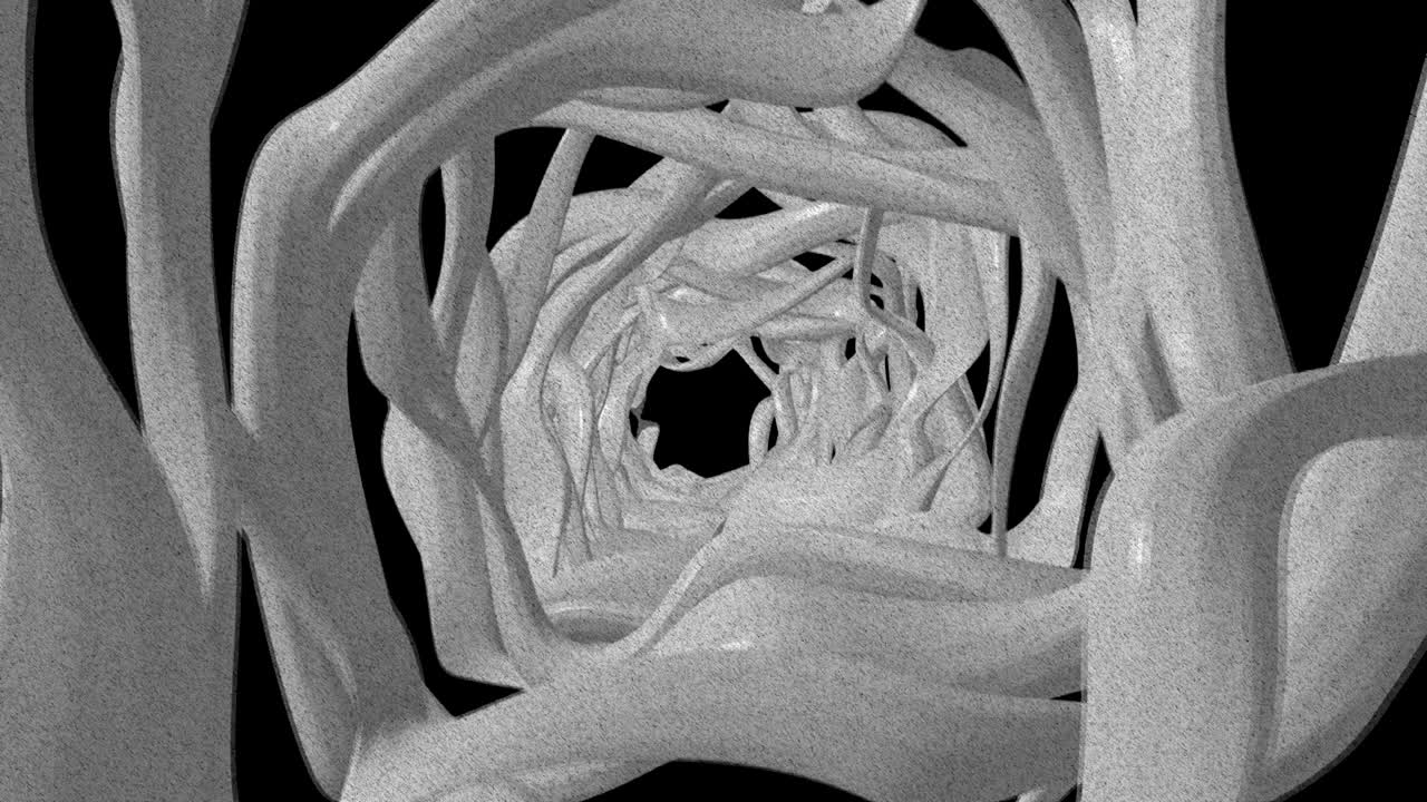 fondo abstracto ondulación de túnel orgánico