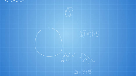 math formulas on blackboard