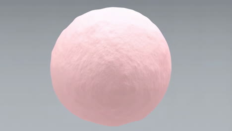 abstract pink and white sphere