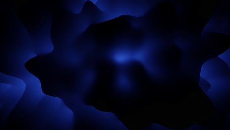 dynamic blue lines emanating from a dark background