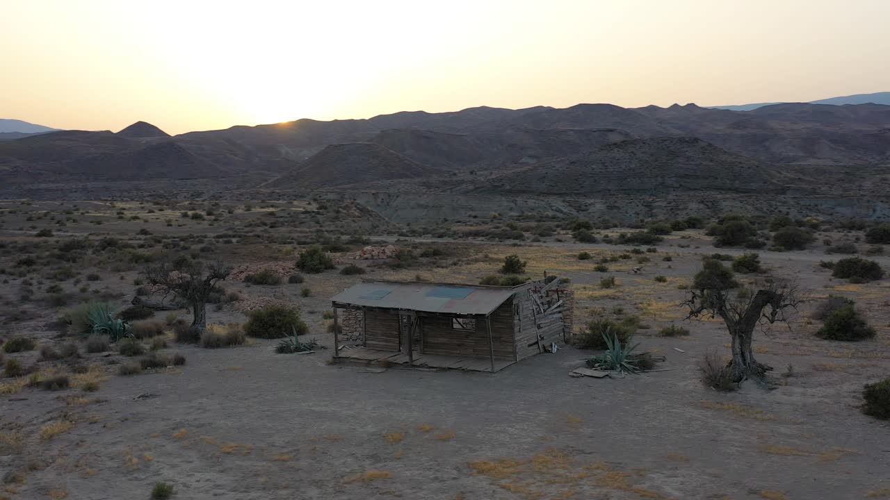 Tabernas desert film location, dry dusty landscape with a western feel