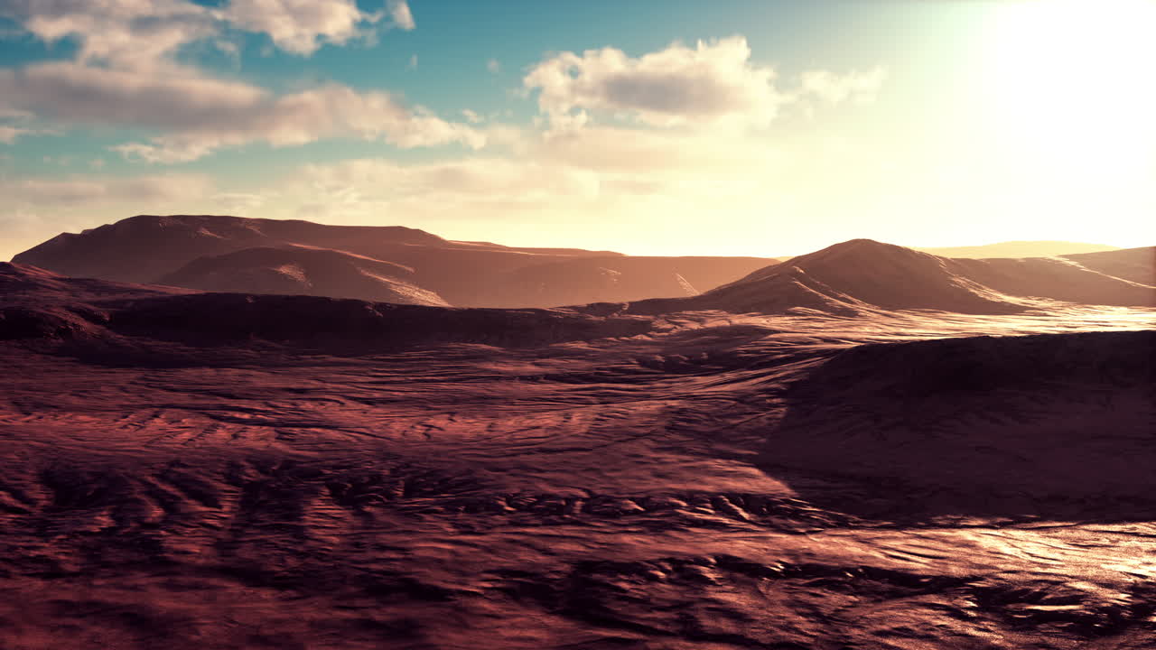 La vista di formazioni rocciose nel deserto del Wadi Rum