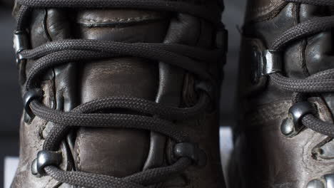 Bootlaces-On-Weathered-Brown-Boots