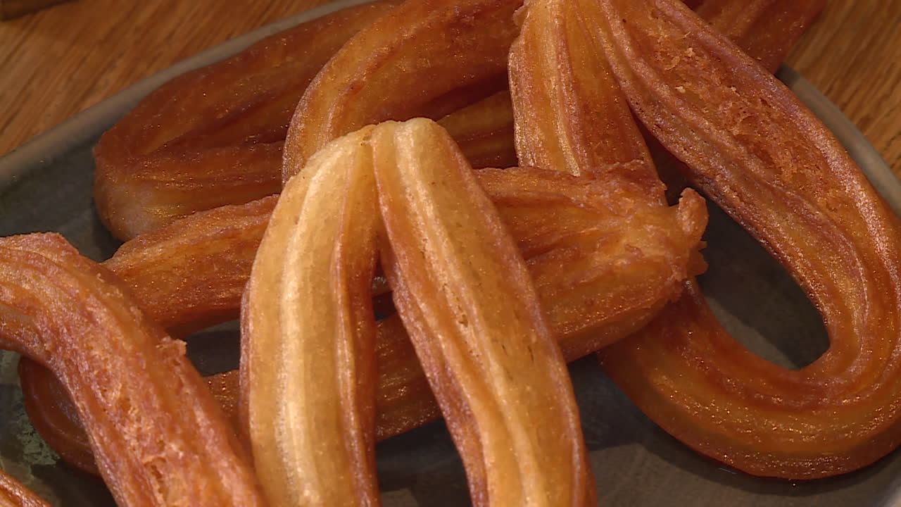 Los churros son deliciosos.