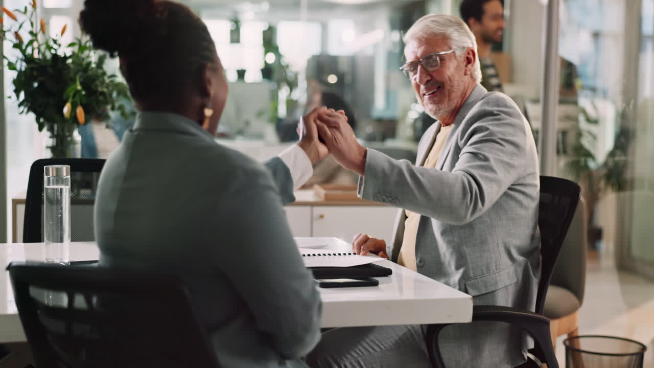 Business Meeting in an Office