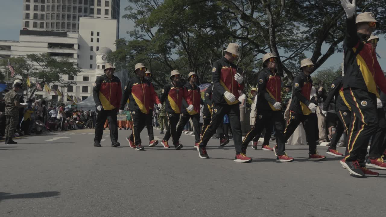 Celeberation Of Sarawak Governor Birthday ,12 october 2024,was held at kuching with so many goverment agencies take part in the parade and also sarawak culture tribe with they traditional costume.