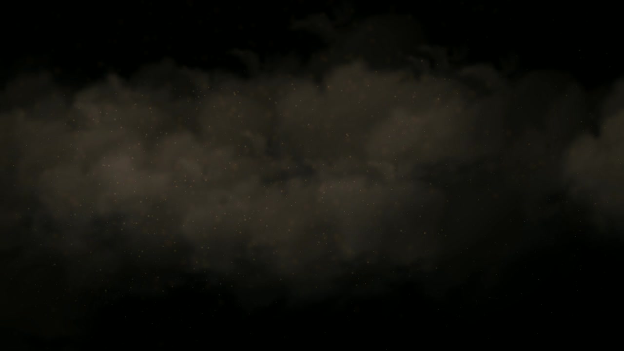 야간 배경으로 모래 폭풍 모션 그래픽