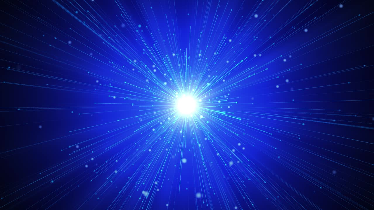 추상 4k 파란색 반이는 반이는 입자 4k 3d 루프 애니메이션 새로운 모션 배경