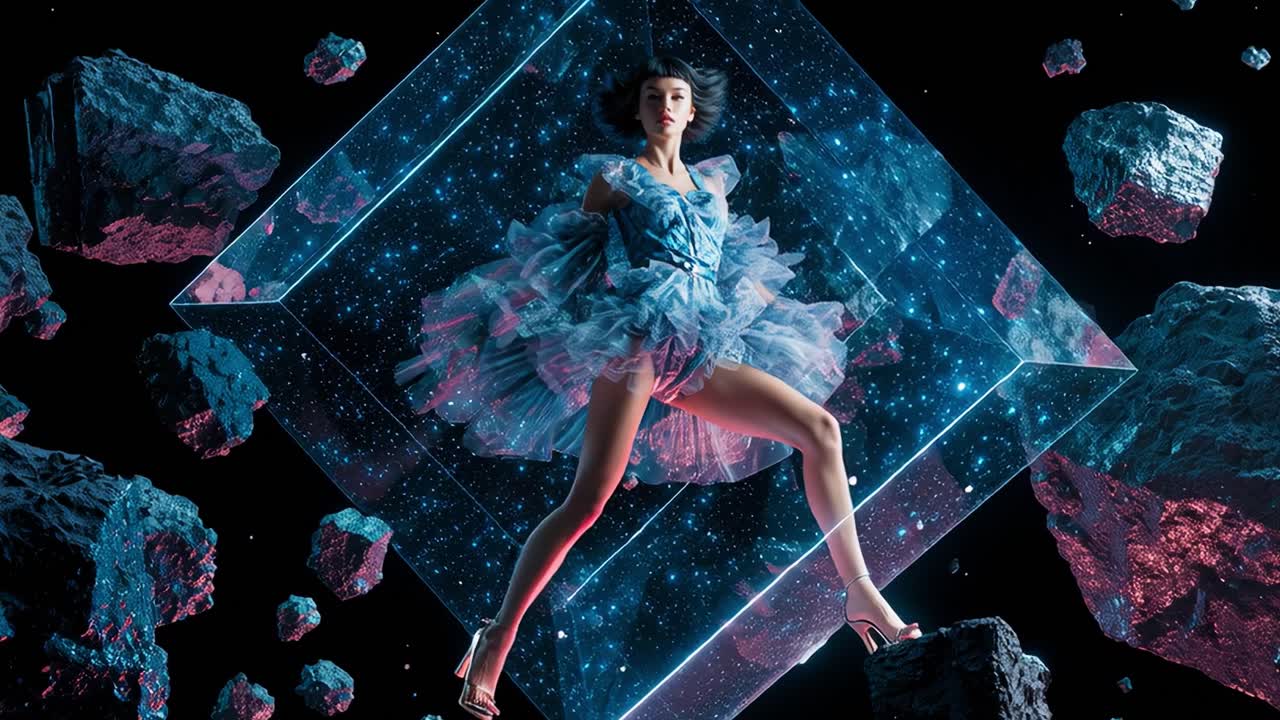 Futuristic Fashion in Space