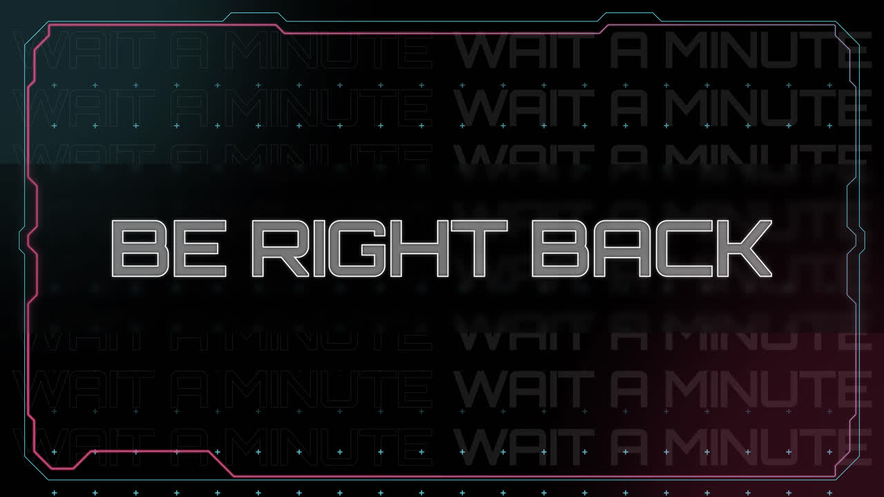 Be Right Back Stream Overlay
