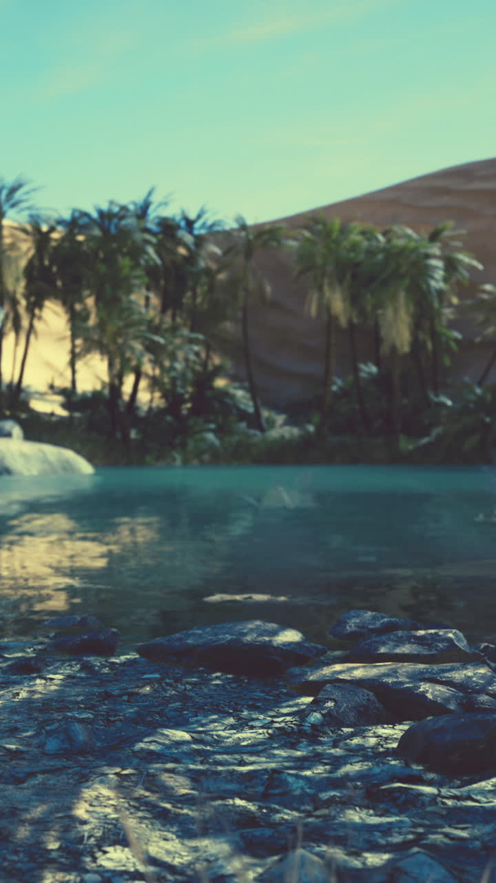 un oasis sereno en el desierto